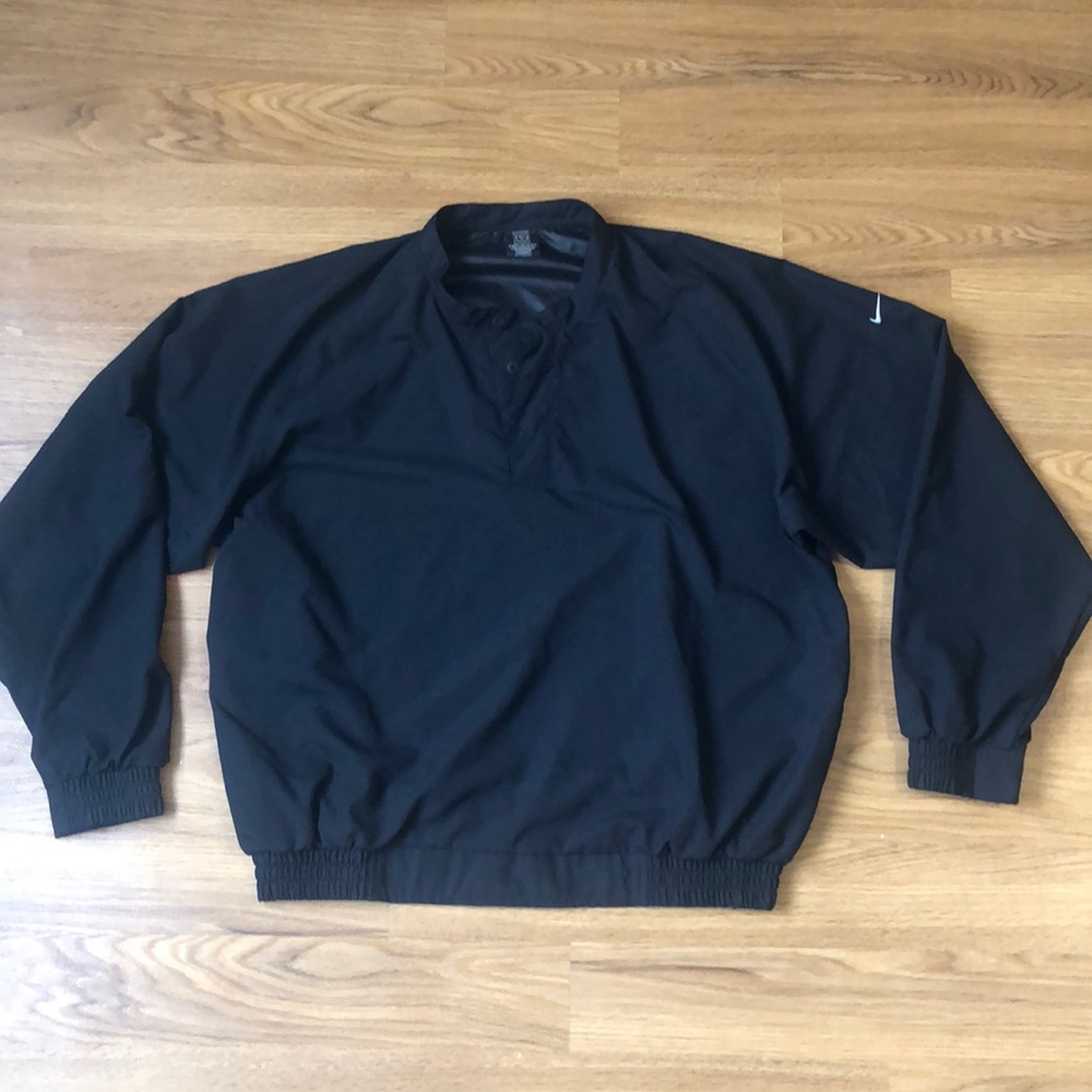 Nike Vintage Windbreaker Pullover Jacket Black